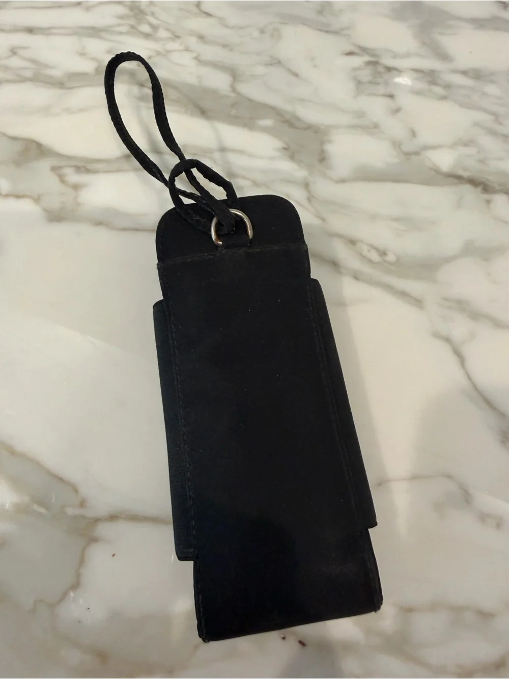 Prada Milano Black Triangle Logo Phone Holster - Picture 3 of 4